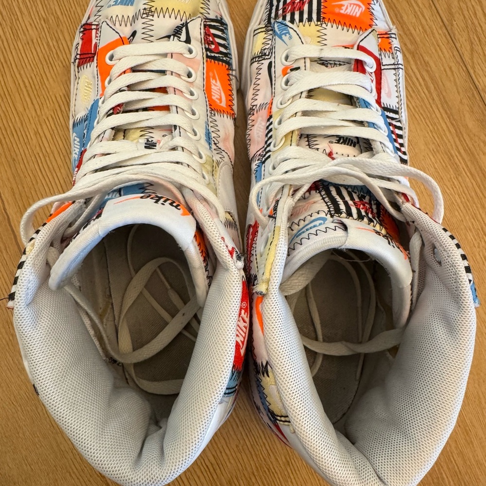 Nike Blazer Mid Patchwork Sneaker 10.5 - Picture 5 of 9